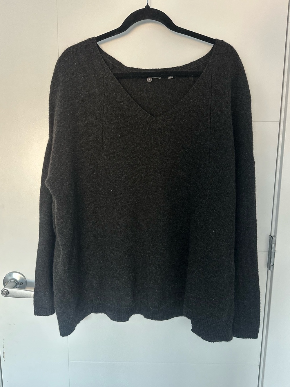 Vince Yak Wool Blend V-Neck Knit Sweater